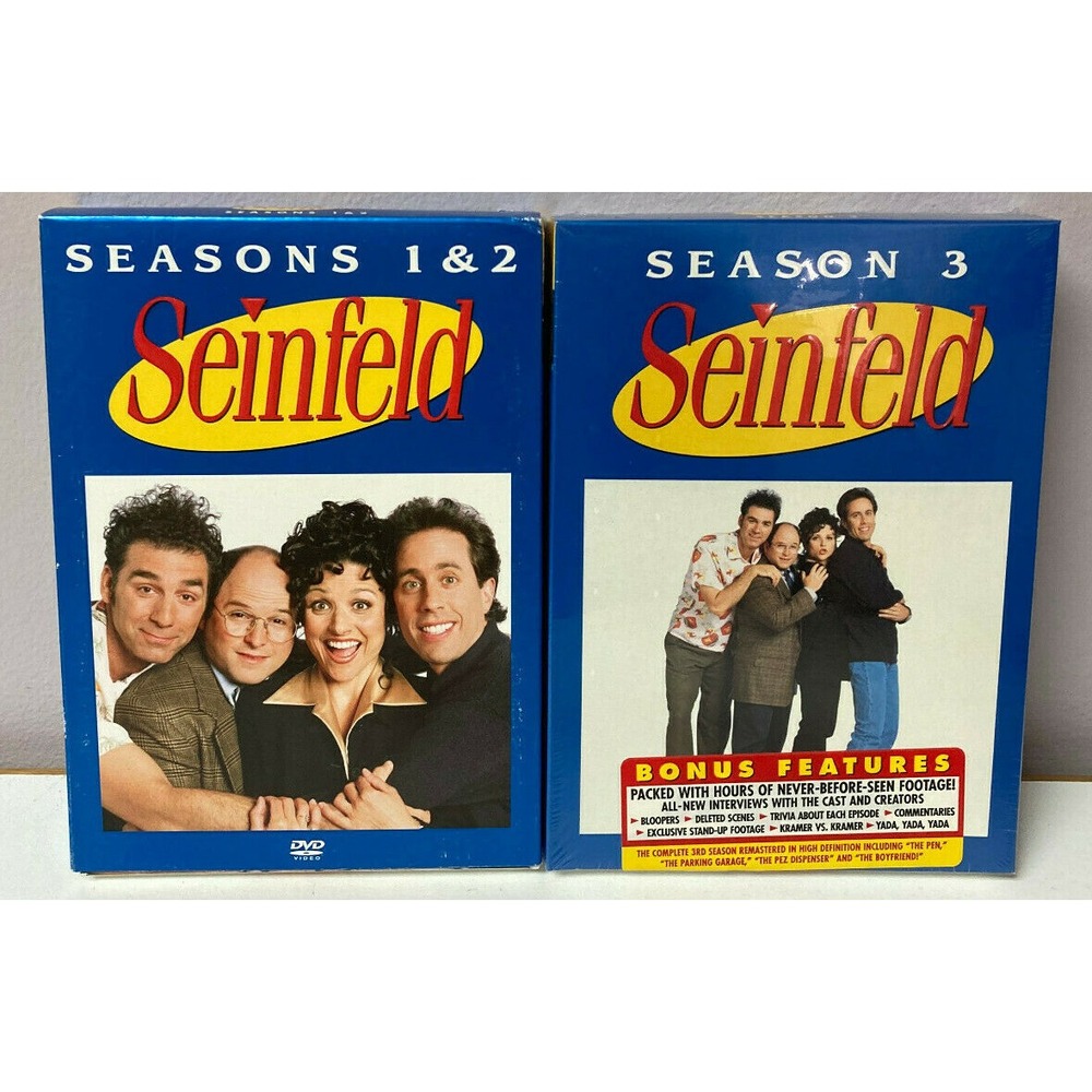 Seinfeld Seasons 1, 2 & 3 DVD Sets Volume 1 USED Volume 2 NEW